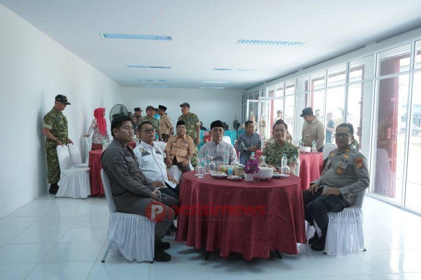 Bupati Inhil Herman Mengikuti Peresmian Koperasi Merah Putih secara Virtual Dengan Presiden Prabowo