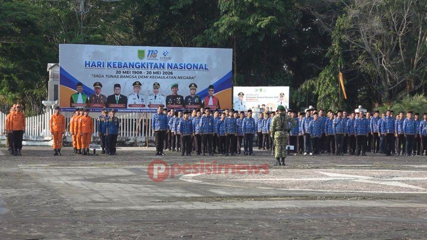 Bupati Herman Jadi Inspektur Upacara Peringatan Ke-118 Harkitnas Tahun 2026 di Pemkab Inhil