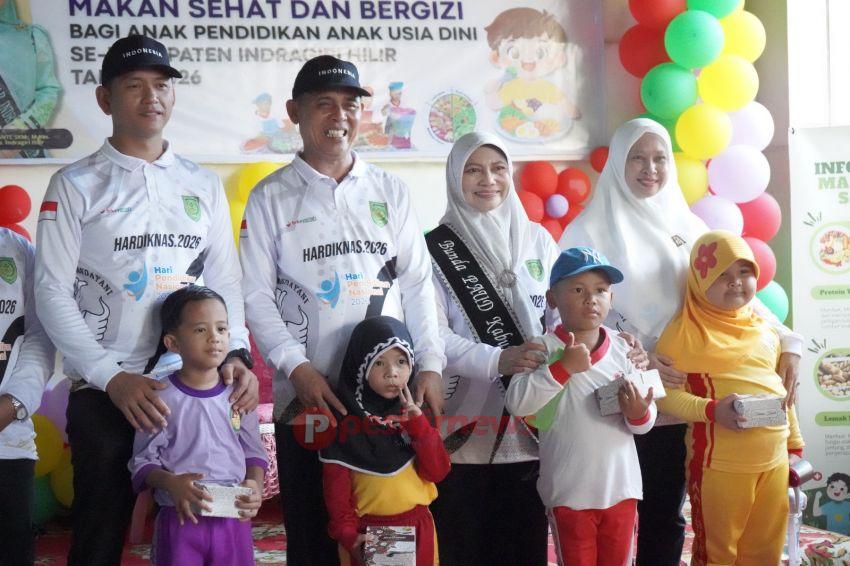 Bunda PAUD Inhil, Katerina Susanti Gaungkan Edukasi Makan Sehat, Tanamkan 7 Kebiasaan Anak Sejak Dini