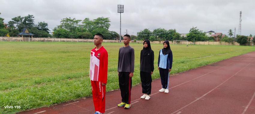 Empat Siswa Siswi SMA Inhil Mengikuti Seleksi Paskibraka Provinsi Riau