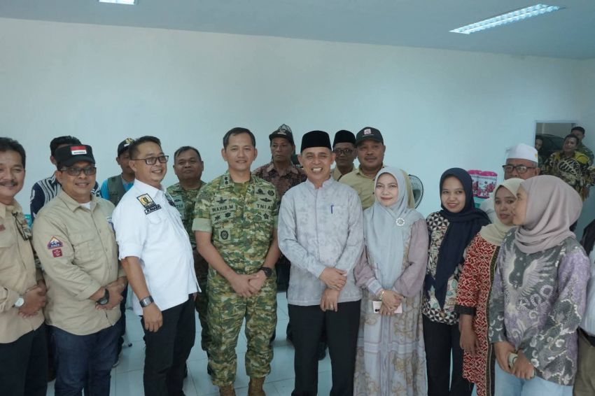 Bupati Inhil Herman Mengikuti Peresmian Koperasi Merah Putih secara Virtual Dengan Presiden Prabowo