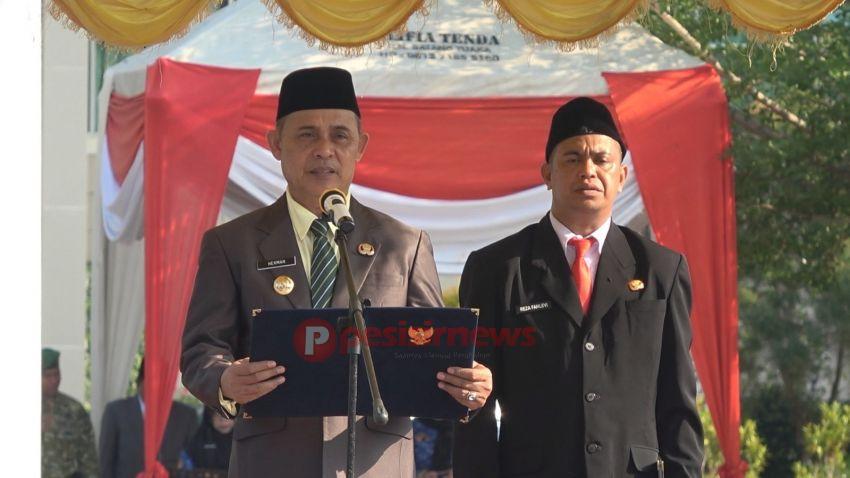Bupati Herman Jadi Inspektur Upacara Peringatan Ke-118 Harkitnas Tahun 2026 di Pemkab Inhil