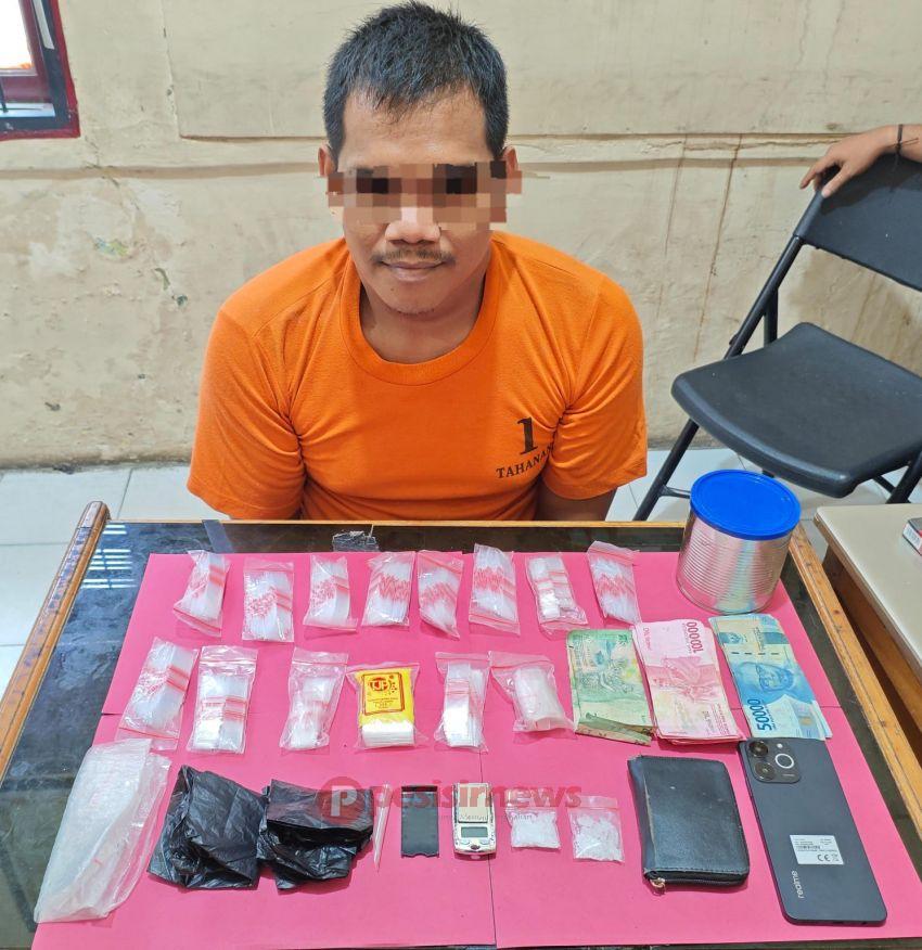 Polsek Keritang Ungkap Kasus Narkotika, Amankan Pengedar Shabu dengan Barang Bukti 8,9 Gram
