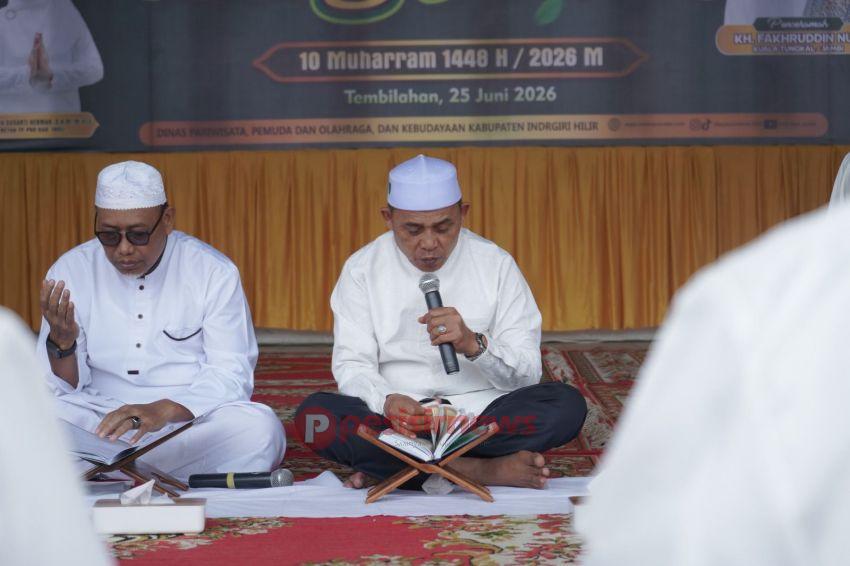 Bupati Herman Pimpin Khatam Al-Qur&rsquo;an Sambut Tahun Baru Islam 1448 H dan Milad ke-61 Kabupaten Inhil