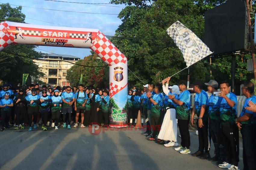 Fun Run Road to Riau Bhayangkara Run 2026 Meriah, Polres Inhil Gaungkan Semangat &ldquo;Polri untuk Masyarakat&rdquo;