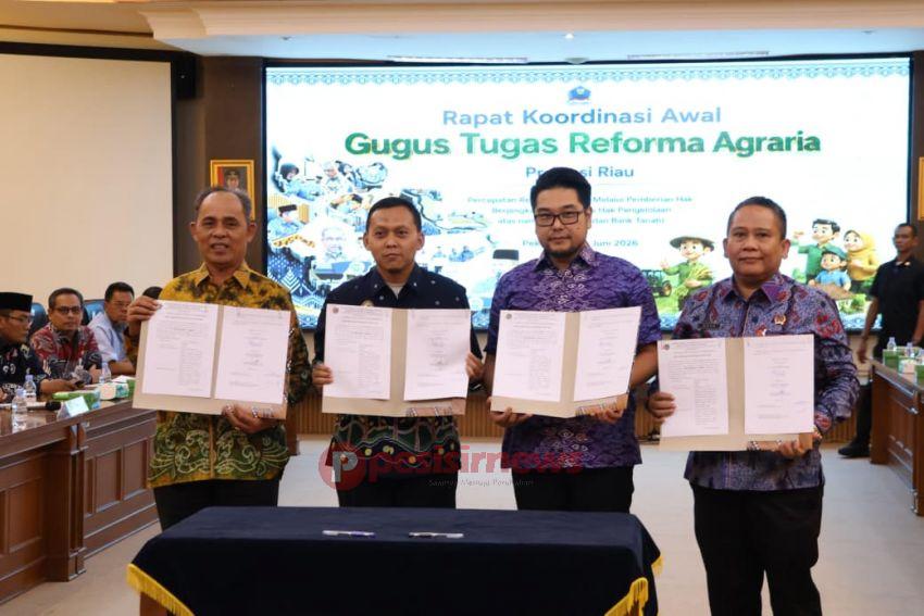 Bupati inhil Dukung Reformasi Agraria