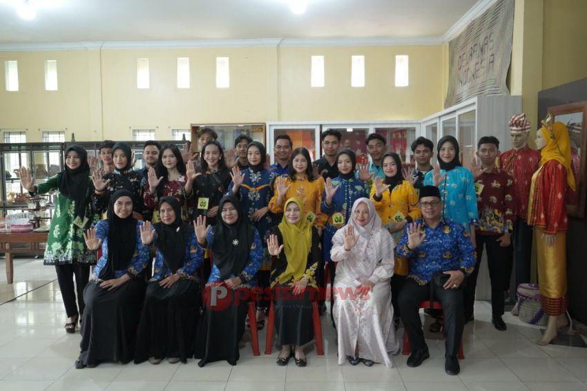 Finalis Bujang Dara Indragiri Hilir (Inhil) Tahun 2026, menyambangi Dewan Kerajinan Nasional Daerah