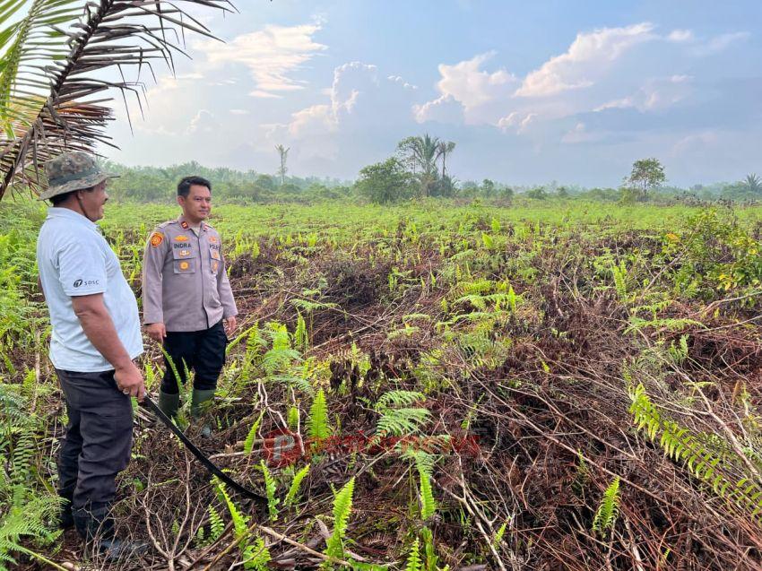 Polsek Pelangiran Turun ke Lahan, Tanam Jagung 1 Hektare Dukung Swasembada Pangan 2026