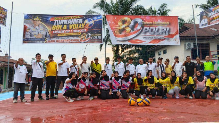 Kapolsek Kemuning Cup I Tahun 2026 Resmi Dibuka, Meriahkan HUT Bhayangkara ke-80