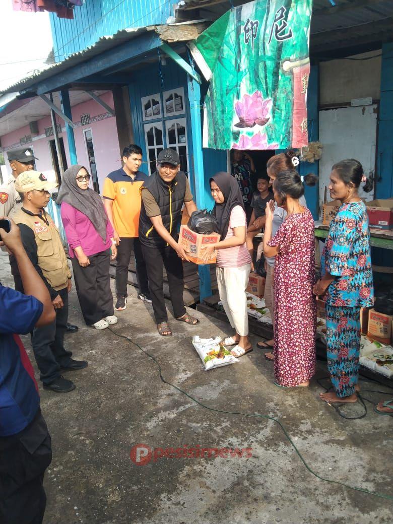 Abrasi di Dua Titik Kuala Enok, BPBD Inhil Evakuasi Warga dan Siagakan Tim di Lokasi