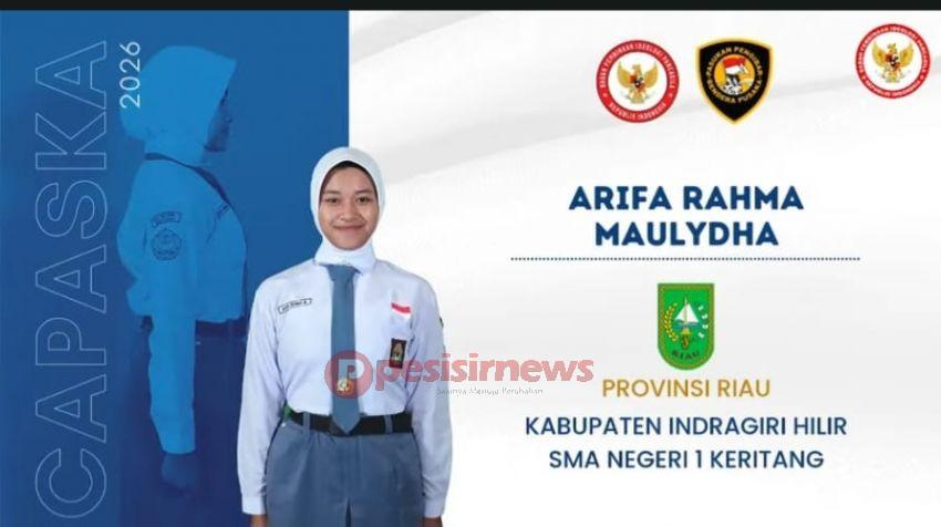 Siswi SMA N 1 Kritang Kab Inhil Lolos Seleksi Paskibraka Nasional