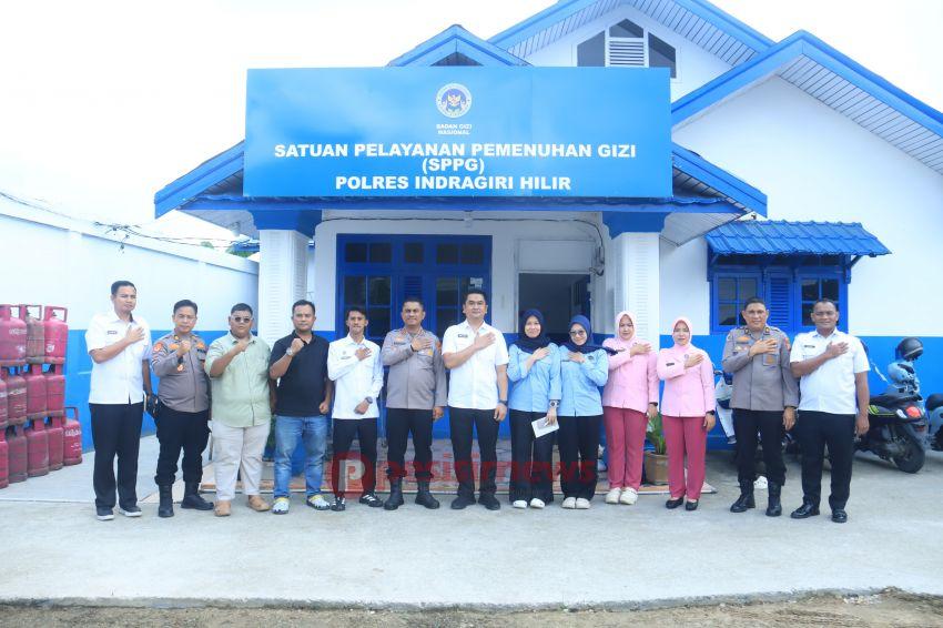 Tim Supervisi Polda Riau Laksanakan Asistensi Tata Kelola Dapur SPPG Polres Inhil