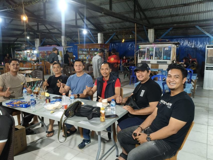 HUT Bhayangkara ke-80, Polsek KSKP Tembilahan Ajak Warga Jaga Kamtibmas Lewat Turnamen Domino