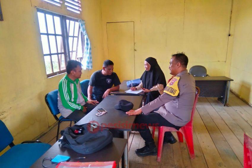 Bhabinkamtibmas Desa Bekawan Koordinasi Pendataan Lahan Jagung