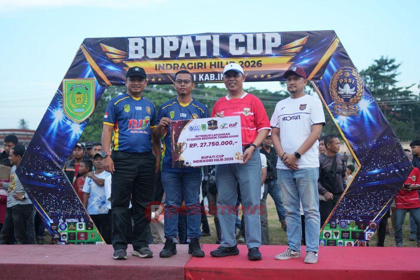 Herman Tutup Bupati Cup,Keluar Sebagai Juara HN FC Dari Kab Inhu