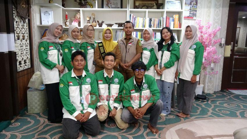 Bunda PAUD Inhil Terima Kunjungan Mahasiswa KKN UNRI