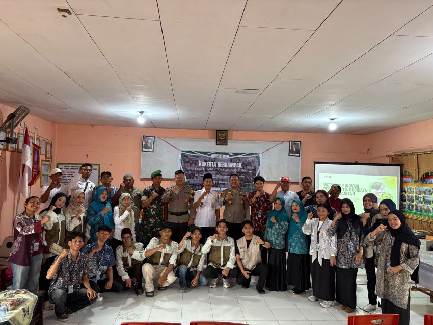 Kapolsek Tembilahan Hulu Hadiri Sosialisasi Pengolahan Limbah dan Budidaya Azolla Bersama Mahasiswa KKN UNRI