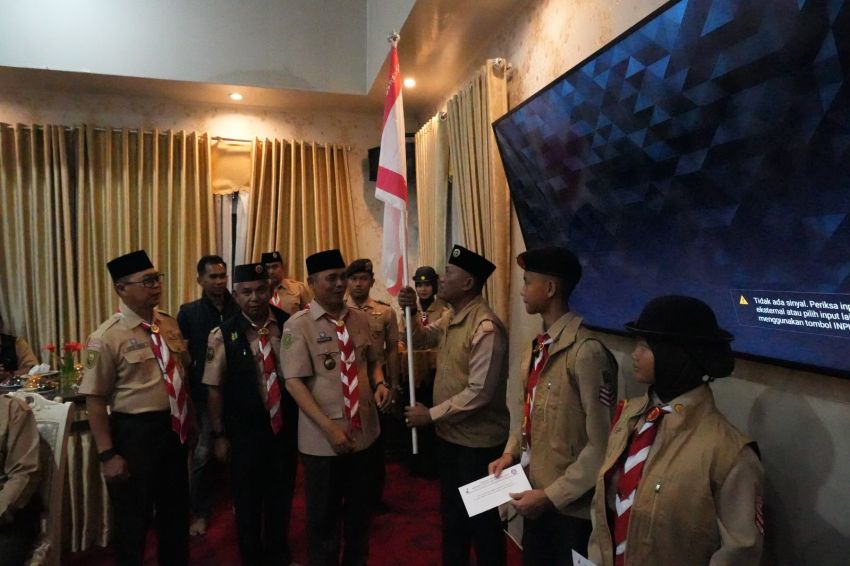 Bupati Inhil Herman Lepas Jambore Nasional