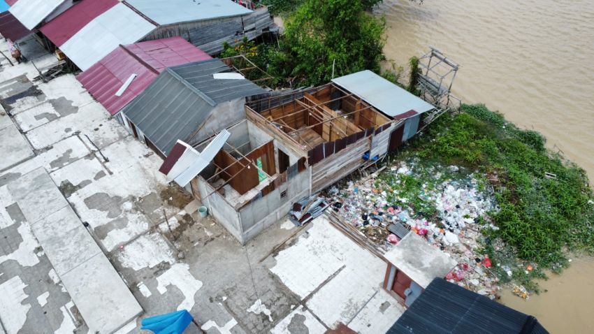 Angin Puting Beliung Terjang Dua Kelurahan di Tempuling, Sejumlah Rumah Rusak