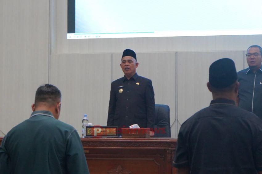 Bupati Inhil Sampaikan KUA dan PPAS APBD 2027 dalam Rapat Paripurna DPRD