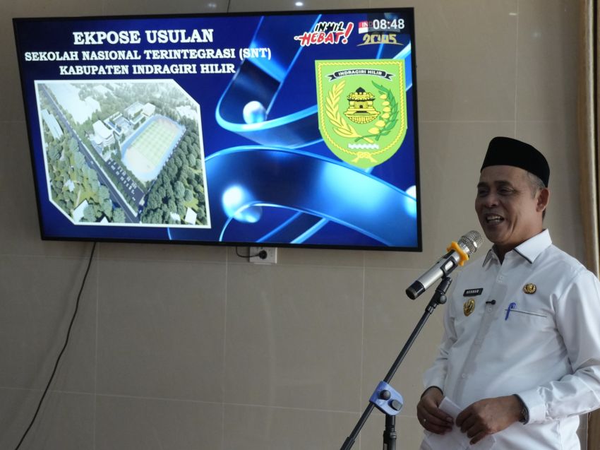 Pemkab dan DPRD Inhil Sambut Baik Pembangunan Sekolah Nasional Terintegrasi Berstandar Internasional